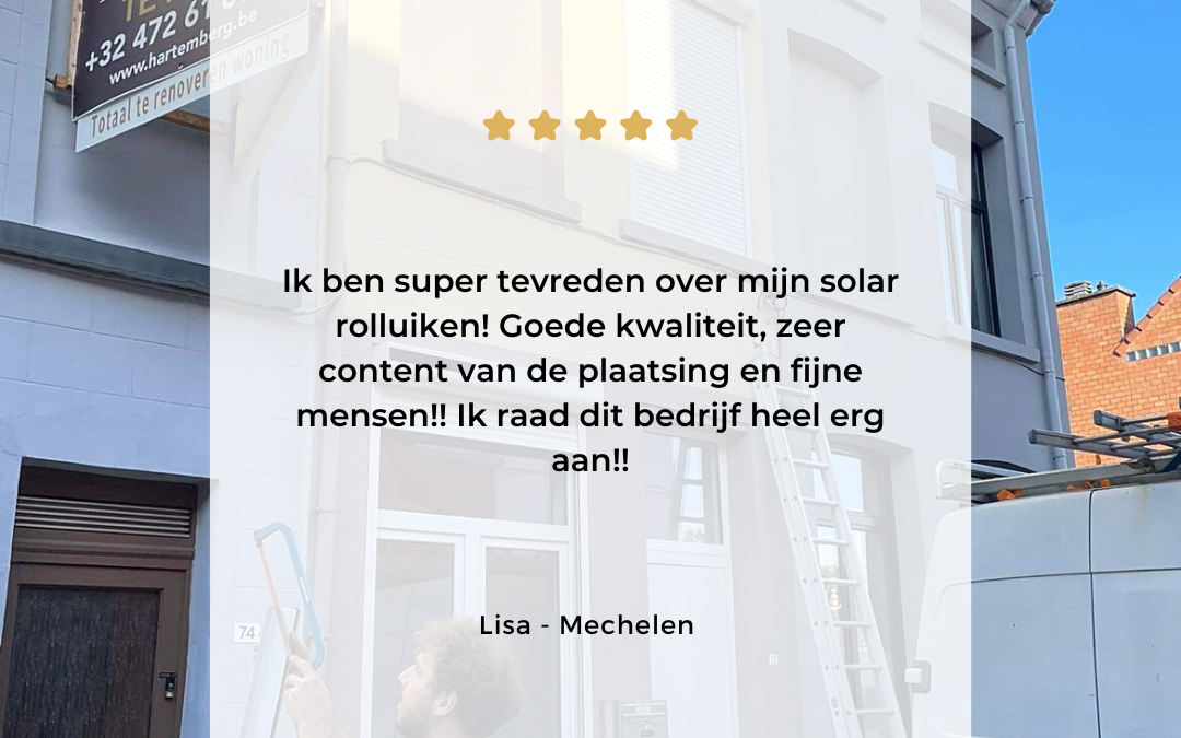 Solar rolluiken | Mechelen